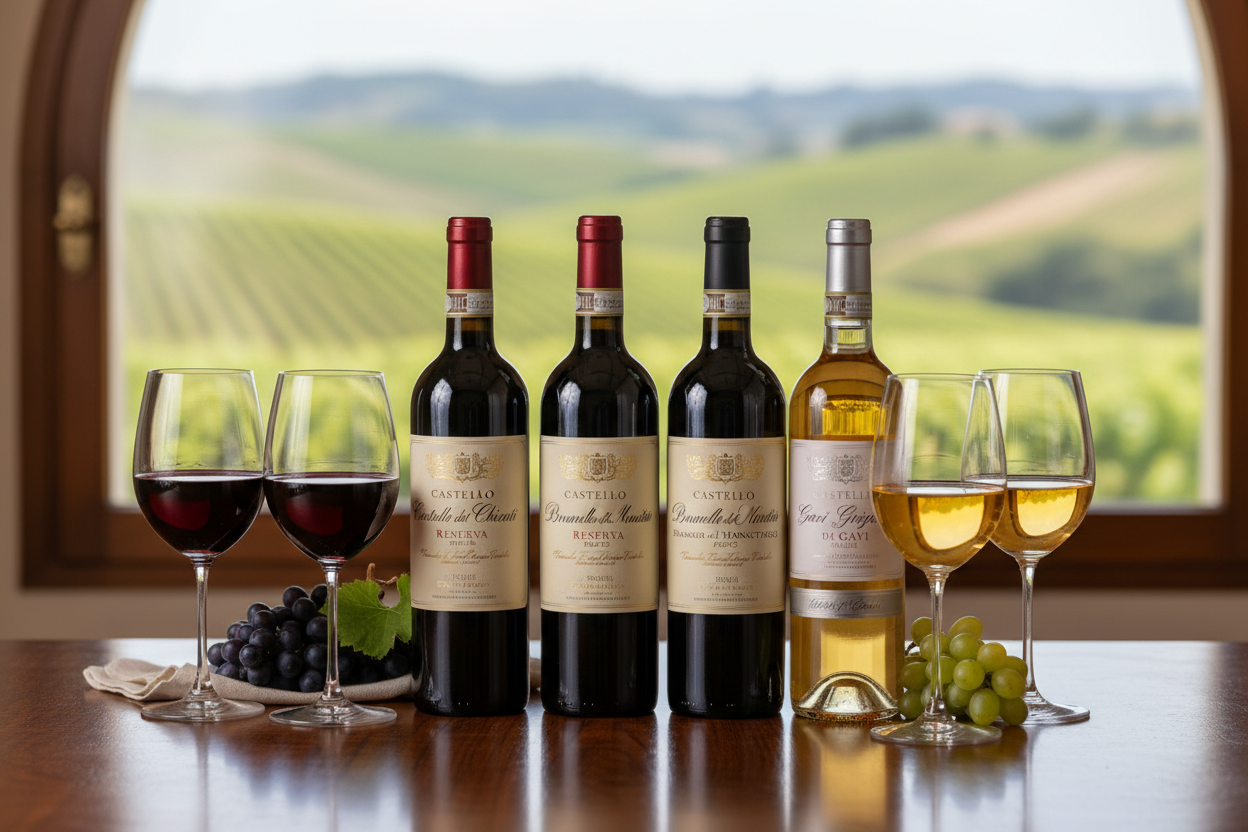 Vino, birra e alcolici