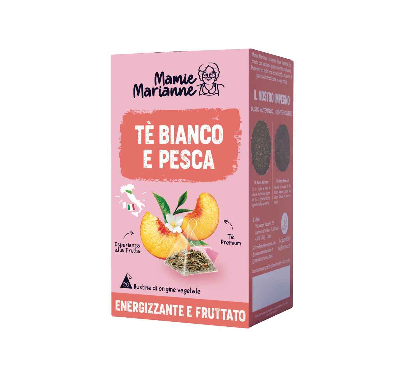 Tè Bianco e Pesca Mamie Marianne – Delicato e Fruttato