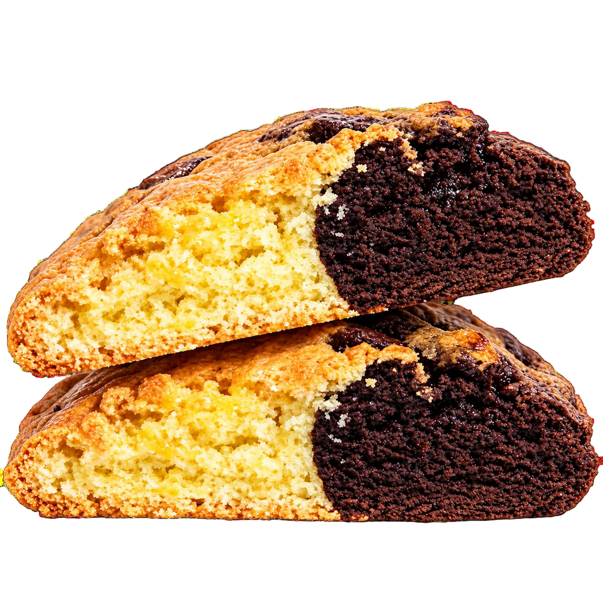 Vassoio Biscotti Artigianali - Biscotto Abbraccio di Sezze al Cacao farcito con Albicocca e Visciole 500 g