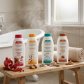 Kit Bagnoschiuma Glenova Cosmetics 750ml – 4 Profumazioni