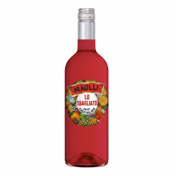 Cocktail Sbagliato Maulli 75cl - bottiglia 750ml sfondo bianco