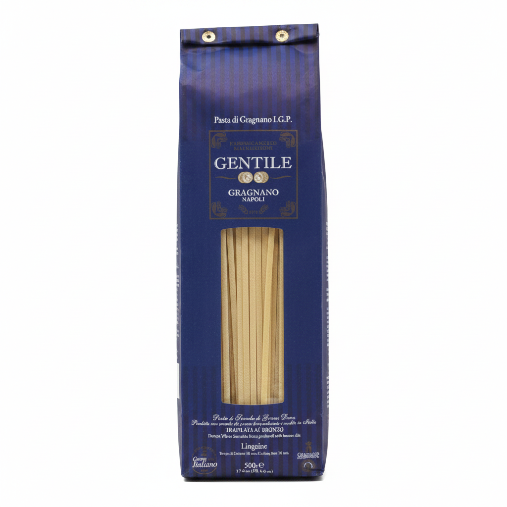 Pasta Gentile Linguine - Gragnano IGP - sfondo bianco