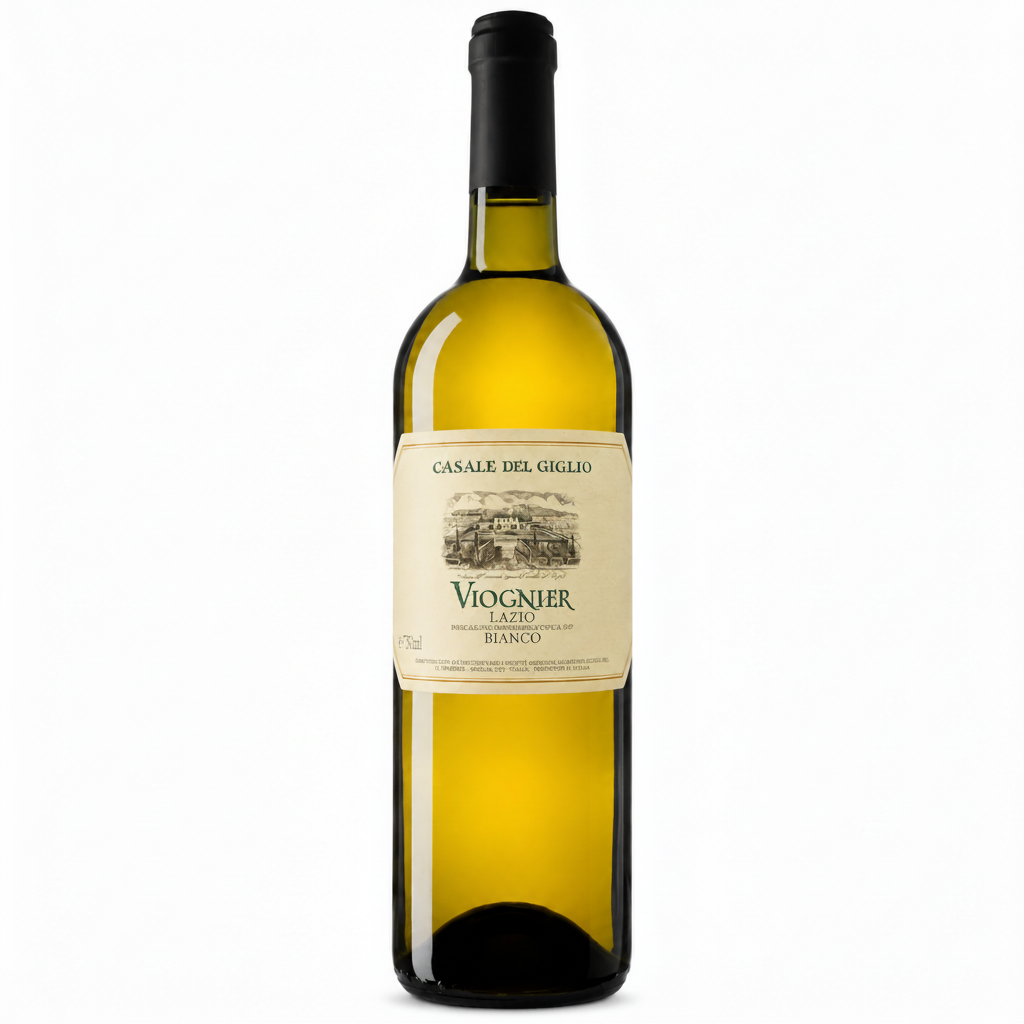 Viognier Bianco Lazio IGT – Casale del Giglio 75 cl, sfondo bianco