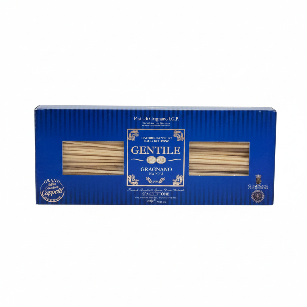 Spaghettoni Gentile Pasta di Gragnano IGP – sfondo bianco