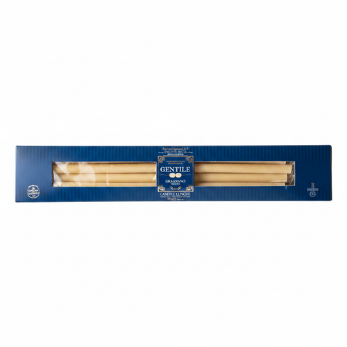 Pasta Gentile Candele Lunghe - Gragnano IGP - sfondo bianco