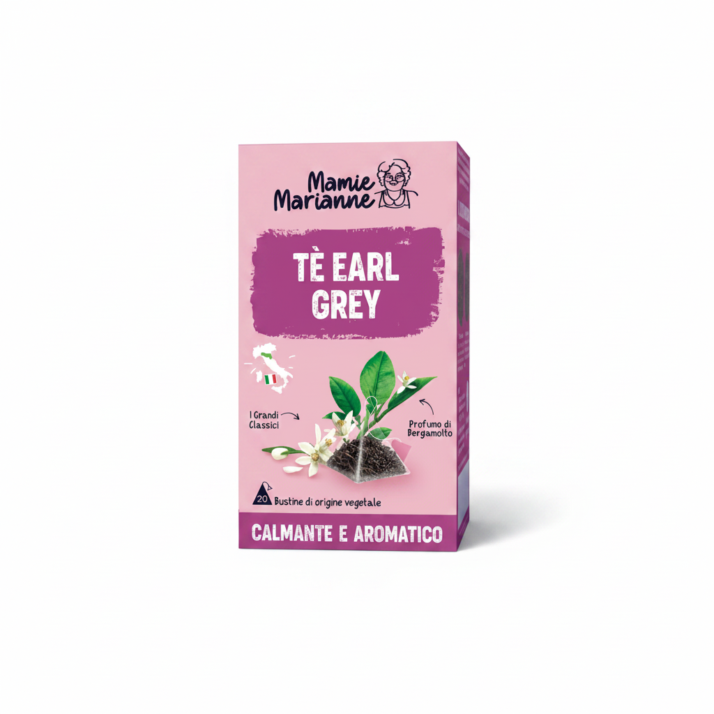 Mamie Marianne Tè Earl Grey – sfondo bianco