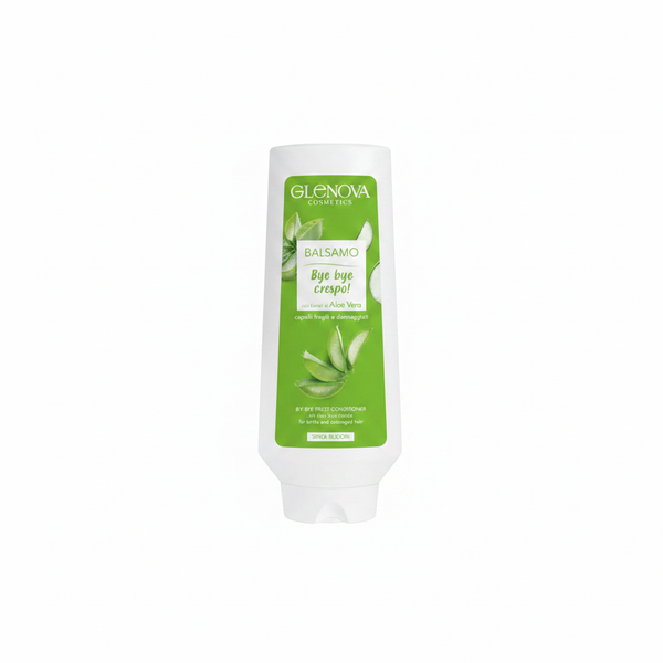 Glenova Cosmetics Balsamo Bye Bye Crespo Aloe Vera - sfondo bianco